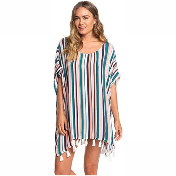 Roxy Make Your Soul Poncho Swim Cover UP - Picture 4 of 8